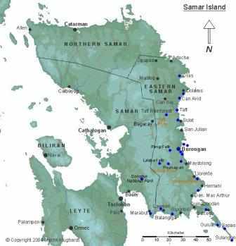 Cave Diving Samar Philippines Map
